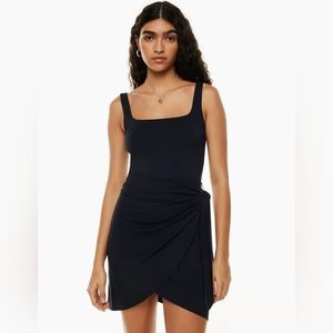 Black Aritzia Wilfred Saturn Mini Dress